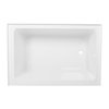Aqua Eden Alcove Bathtubs, 48 L, 32 W, White, Acrylic VTDE483222R